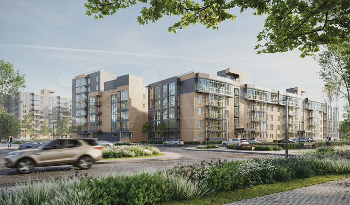 1-к. квартира, 46,2 м², 4/5 эт.