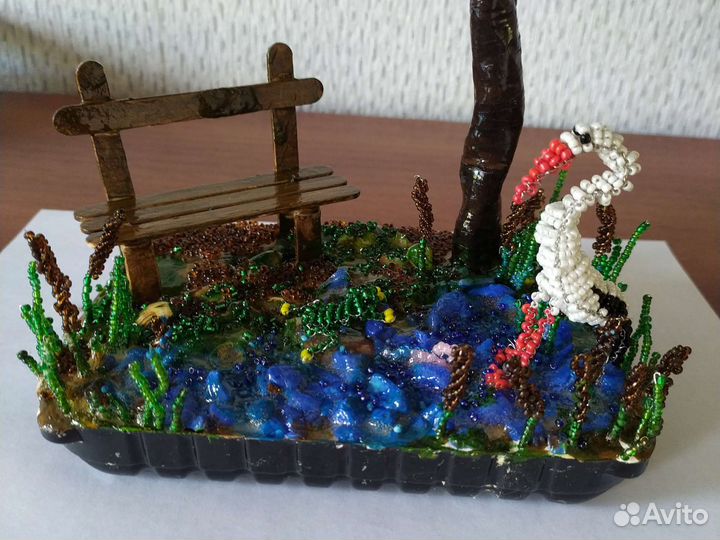 Дерево из бисера