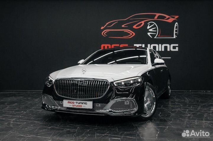 Обвес + диски стиль Maybach Mercedes S-class W223