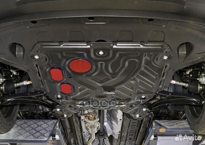 Защита картера и кпп с крепежом hyundai: creta