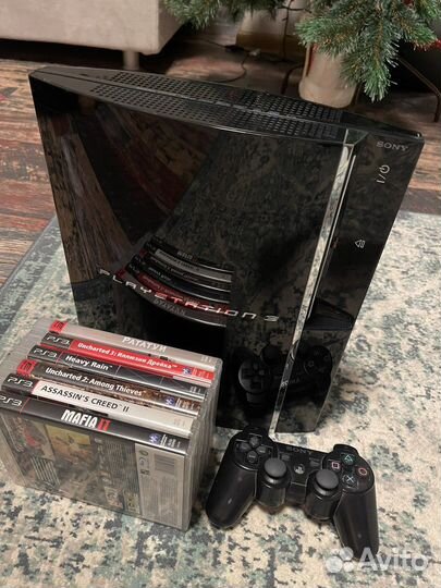 Sony Playstation 3 (джойстик + комплект игр)