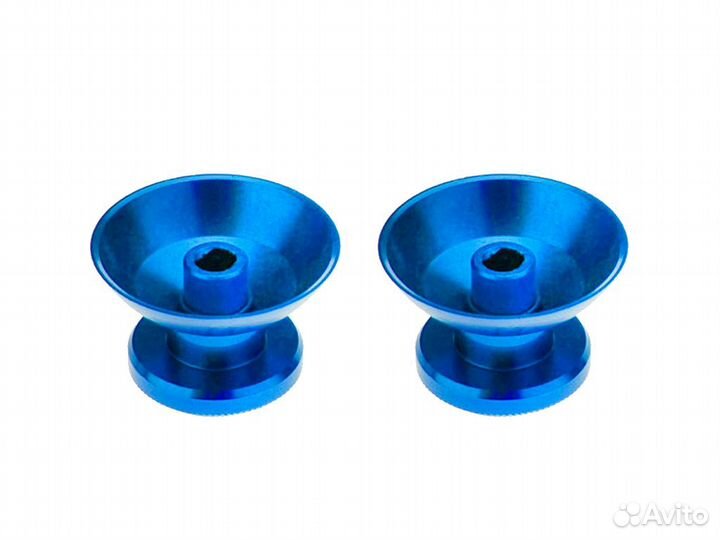 Запасные алюминиевые аналоговые стики DualShock 4 (синие)