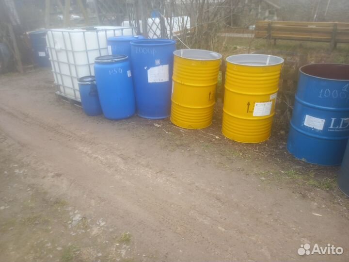 Бочка металлическая 200л для воды для костра