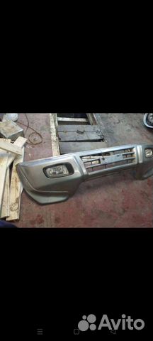 Бампер передний mitsubishi Pajero 3 поколения