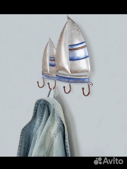 Новая декоративная вешалка Парусники