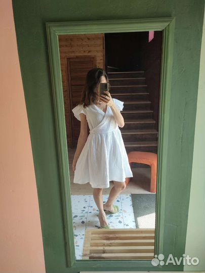 Платье муслин на запах женское 42-44