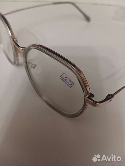 Очки миопия -0,75