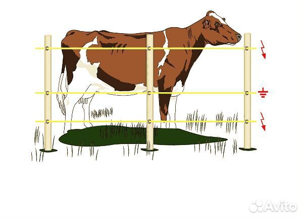 Электро-пастух (эл.изгородь) для животных