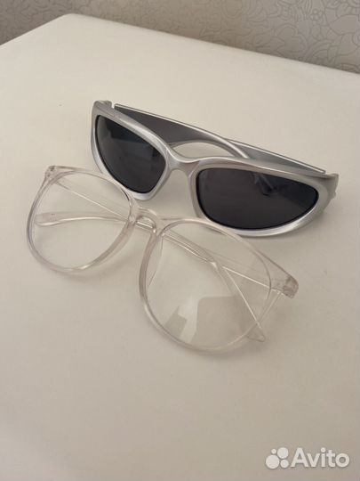 Очки y2k, имидживые очки