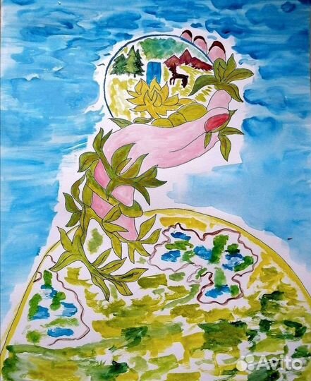 Рисунки в садик и школу