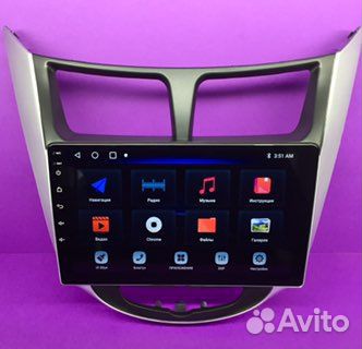 Магнитола на Hyundai Solaris 4/32GB
