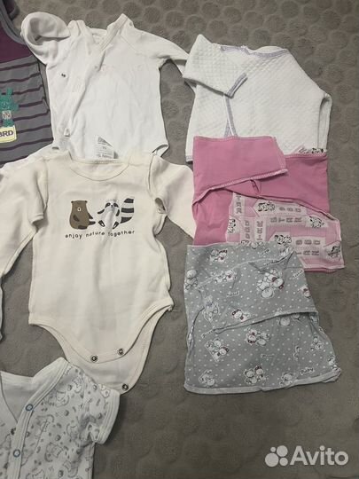 Одежда для новорожденных пакетом на девочку