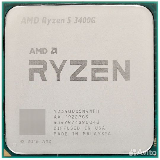 Процессор AMD Ryzen 5 3400G