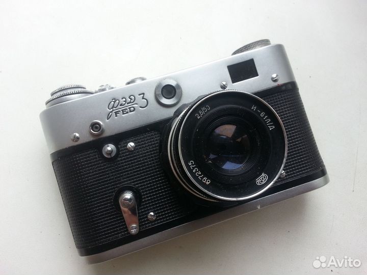 Дальномерный плёночный фотоаппарат фэд-3