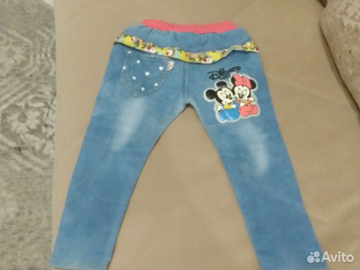 Джинсы для девочки 98 104