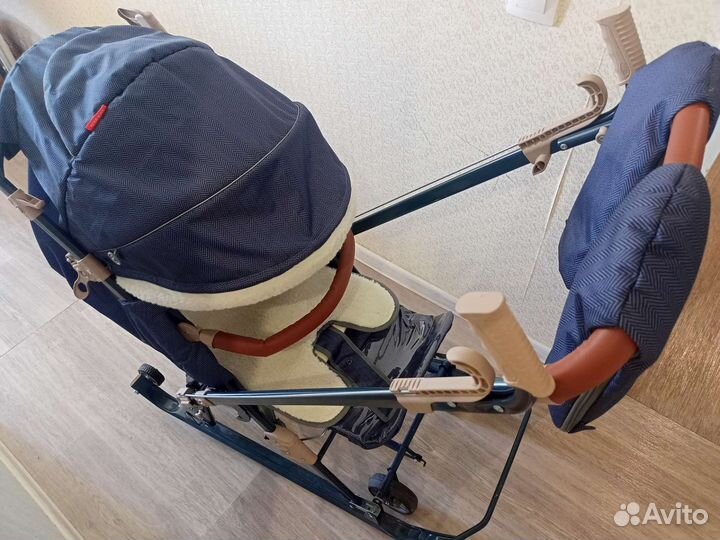 Детские санки коляска ника