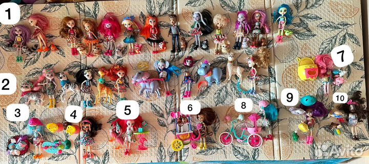 Кукла enchantimals и дома enchantimals