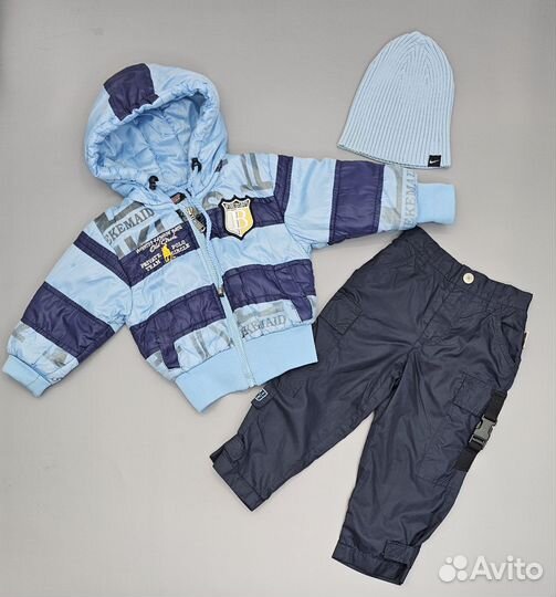 Вещи тёплые 86 р на мальчика пакетом