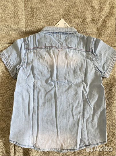 Сорочка джинсовая 110 размер