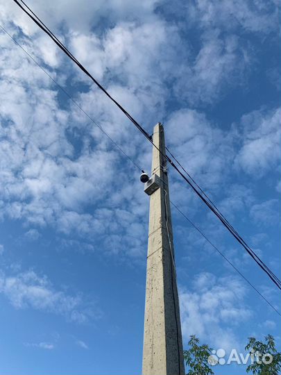 Камера видеонаблюдения с установкой