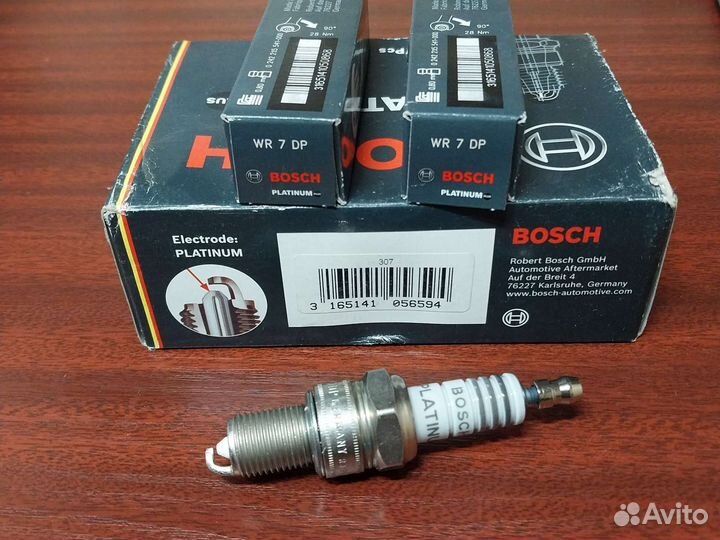 Свечи зажигания bosch platinum WR 7 DP