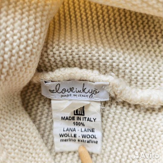 Шапка детская кашемир Италия до года
