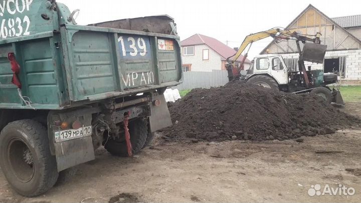Песок,щебень,гравий,торф,навоз,24/7 ЗИЛ до 5/6т