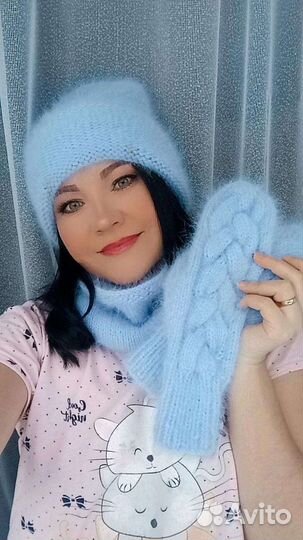 Шапка, варежки, снуд на заказ