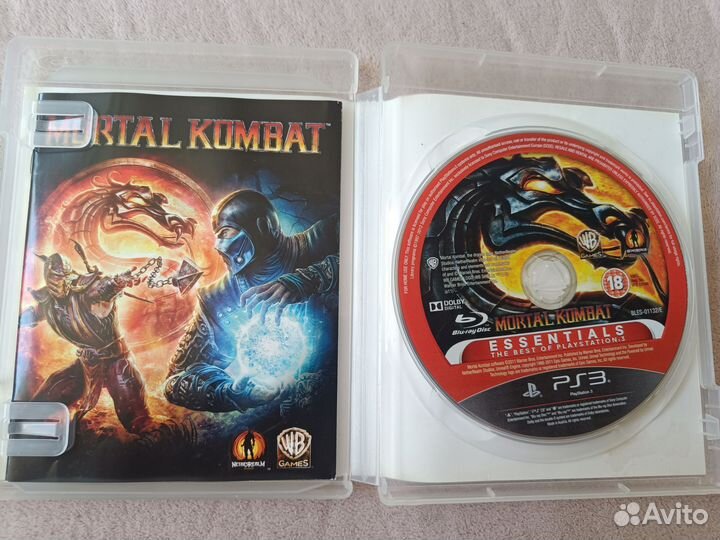 Mortal kombat 9 ps3 диск