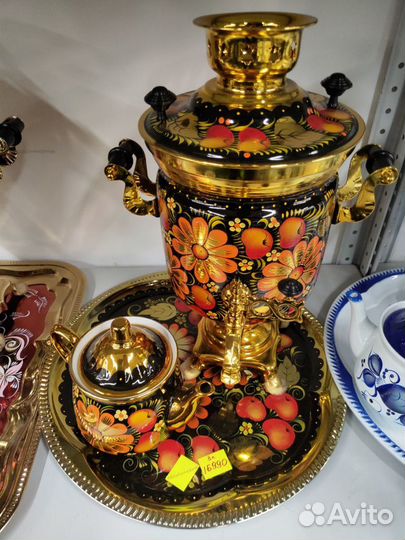 Самовар электрический 3 литра с чайником