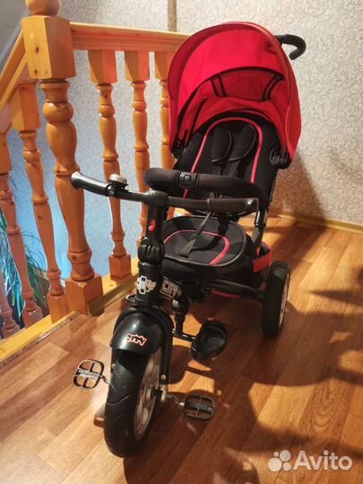 Трехколесный велосипед коляска