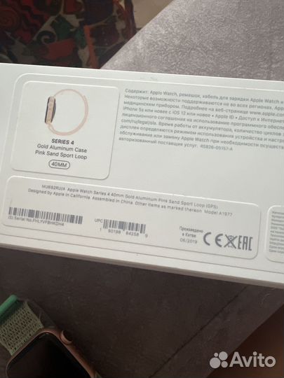 Часы Apple watch 4 40mm