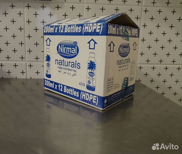 Кокосовое масло 200мл, холодный отжим без добавок