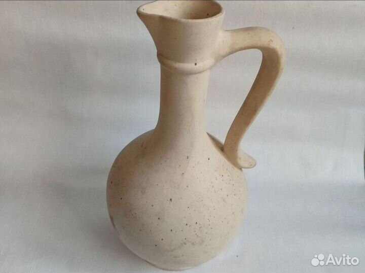 Кувшин из глины ваза для декора