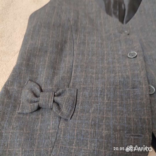 Школьная форма. юбка жилет