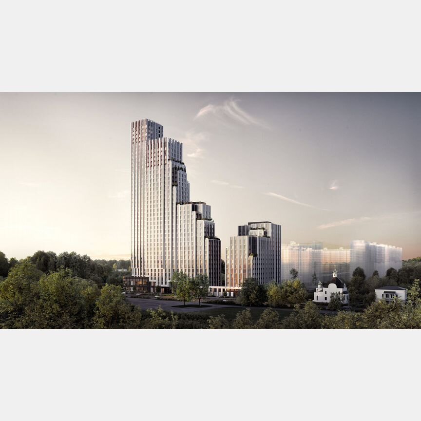 1-к. квартира, 51,7 м², 15/43 эт.