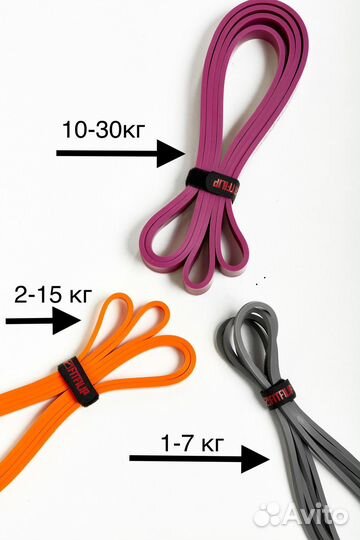 Резинка для турника/ набор фитнес резинок