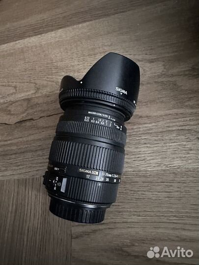 Объектив Sigma 17-70 f2.8-4 macro hsm Canon