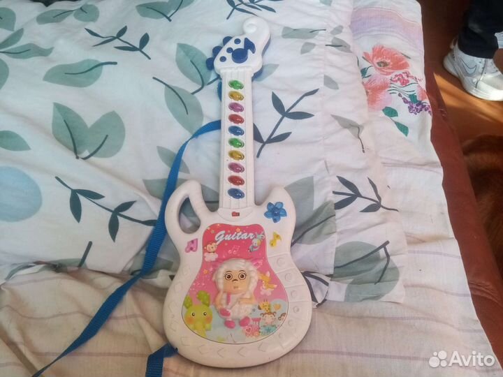 Детская гитара музыкальная
