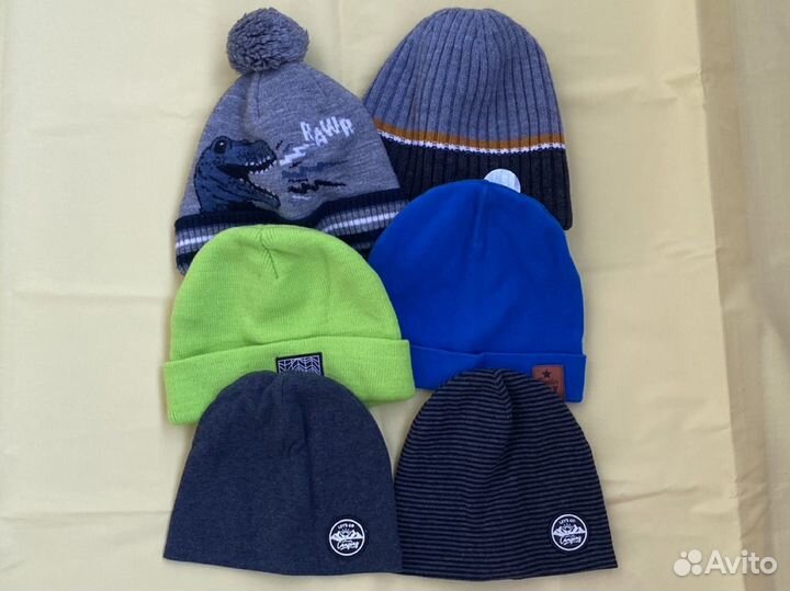 Шапки детские для мальчика 50-52