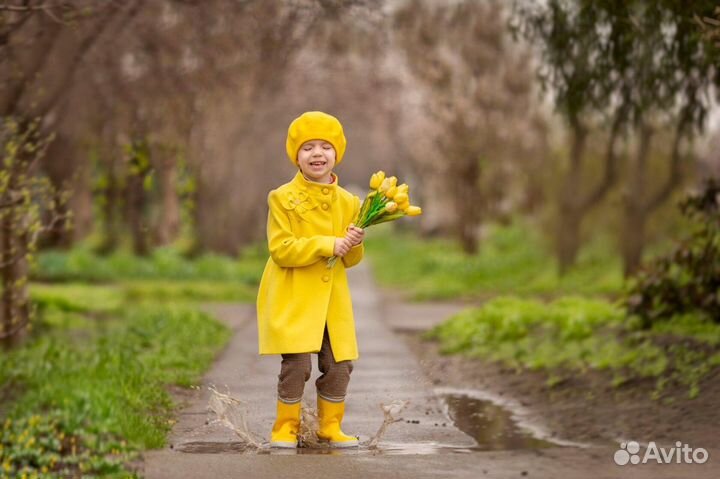 Пальто для девочки 116
