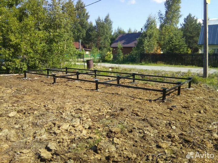 Винтовые сваи под ключ. Свайно винтовой фундамент