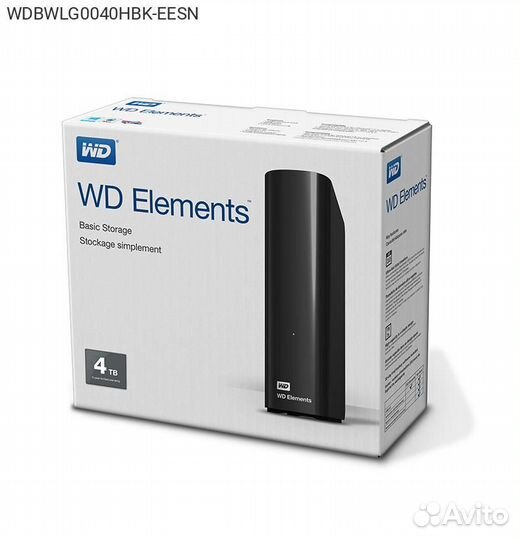 Внешний диск HDD WD Elements Desktop 4TB 3.5
