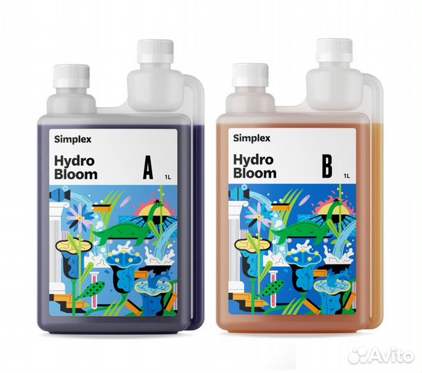 Удобрения simplex Hydro Bloom A+B 0,5 L