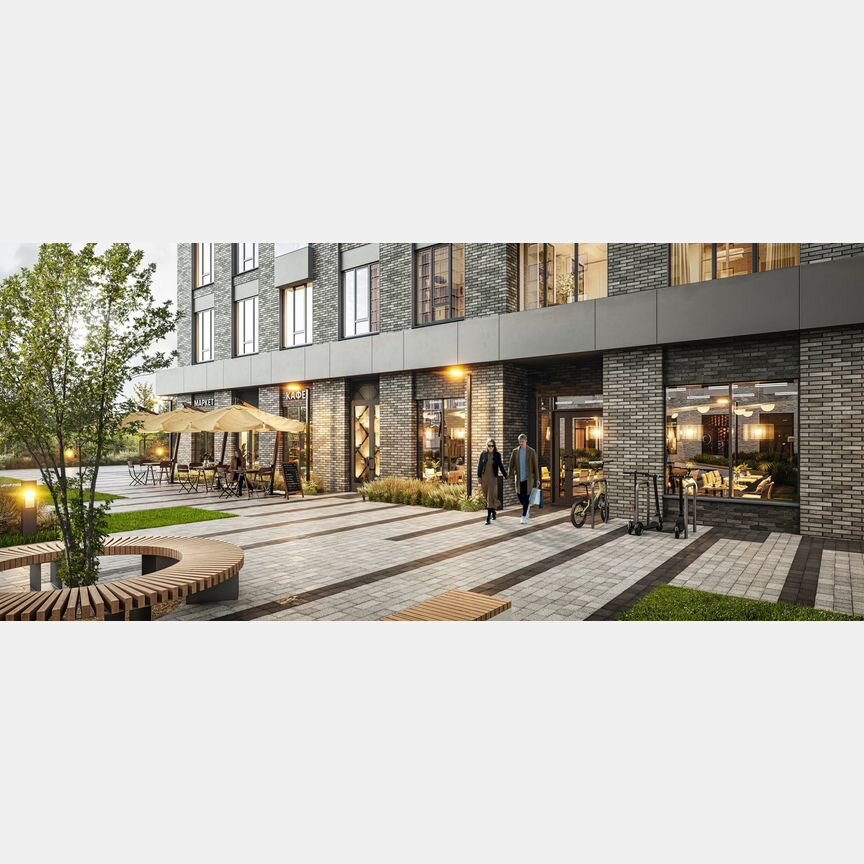 1-к. квартира, 49,5 м², 23/30 эт.