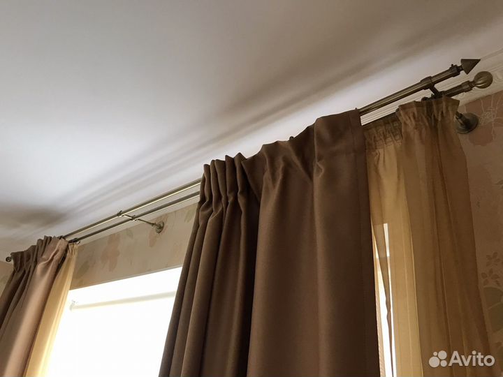 Карниз металлический двухрядный