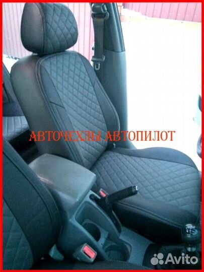 Чехлы Автопилот Chevrolet Aveo T250 из экокожи