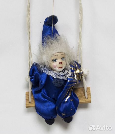 Клоун на качелях, высота 16 см