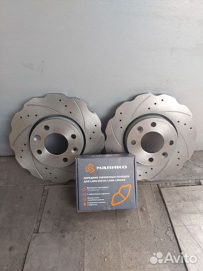 Эксклюзивные тормозные диски на лада веста