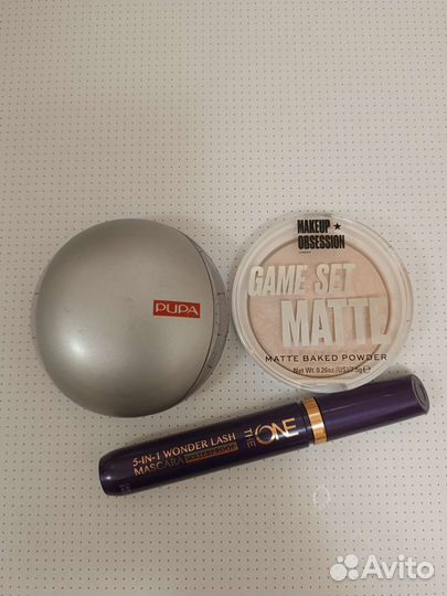 Пудры и тушь для ресниц